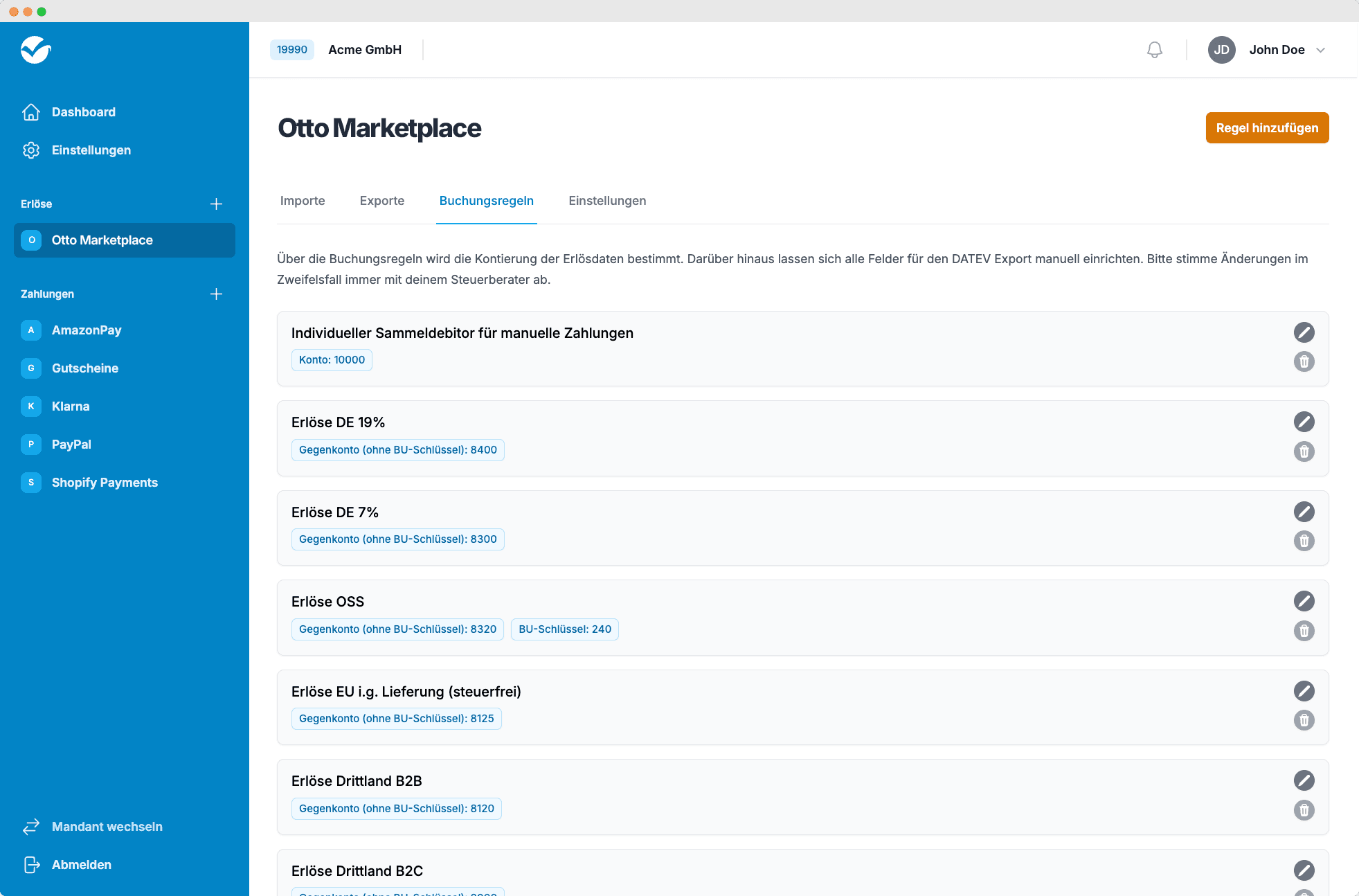 Einfache Integration