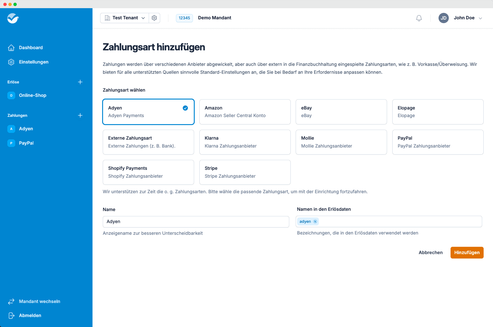 Einfache Integration