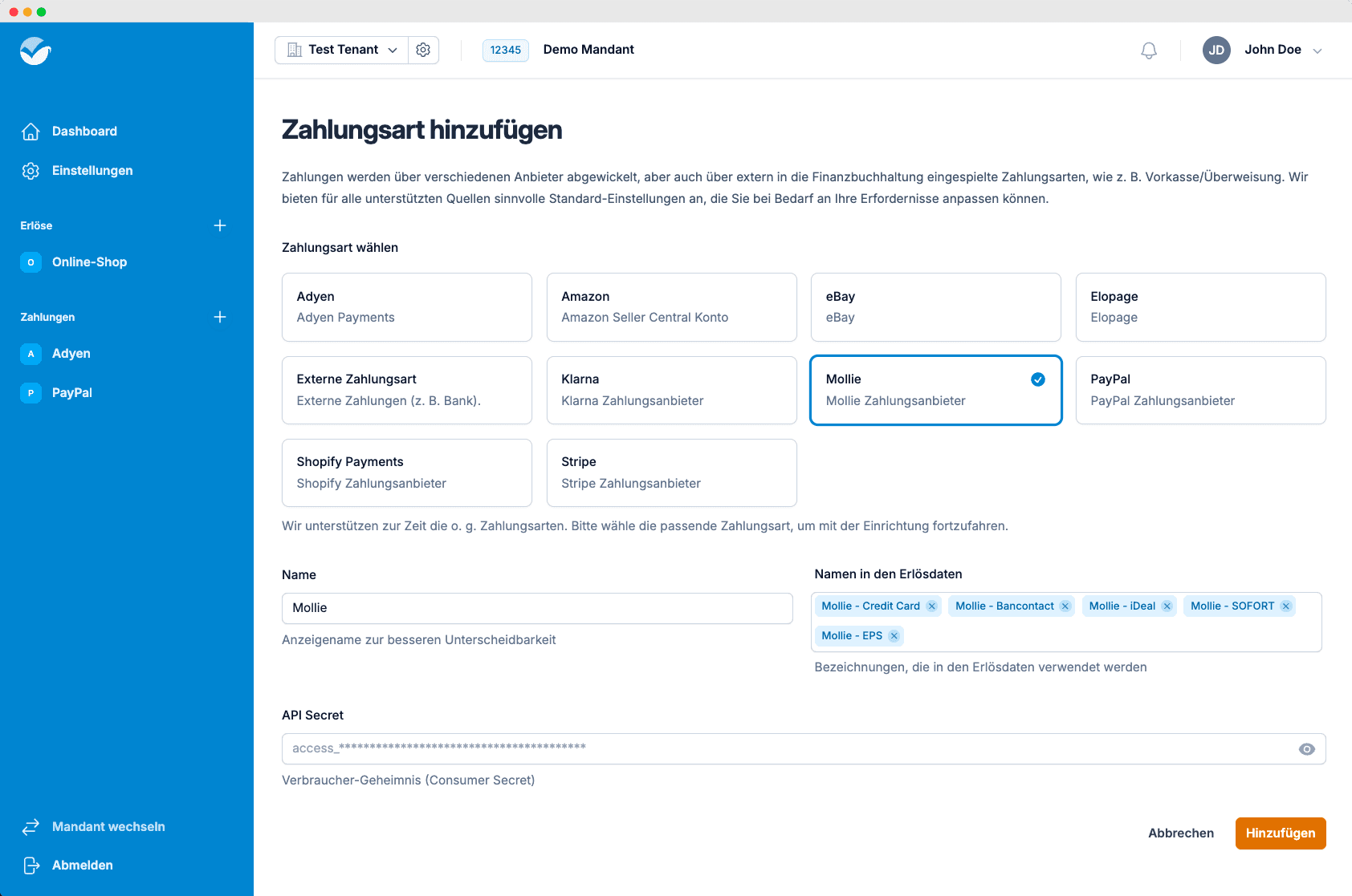 Einfache Integration