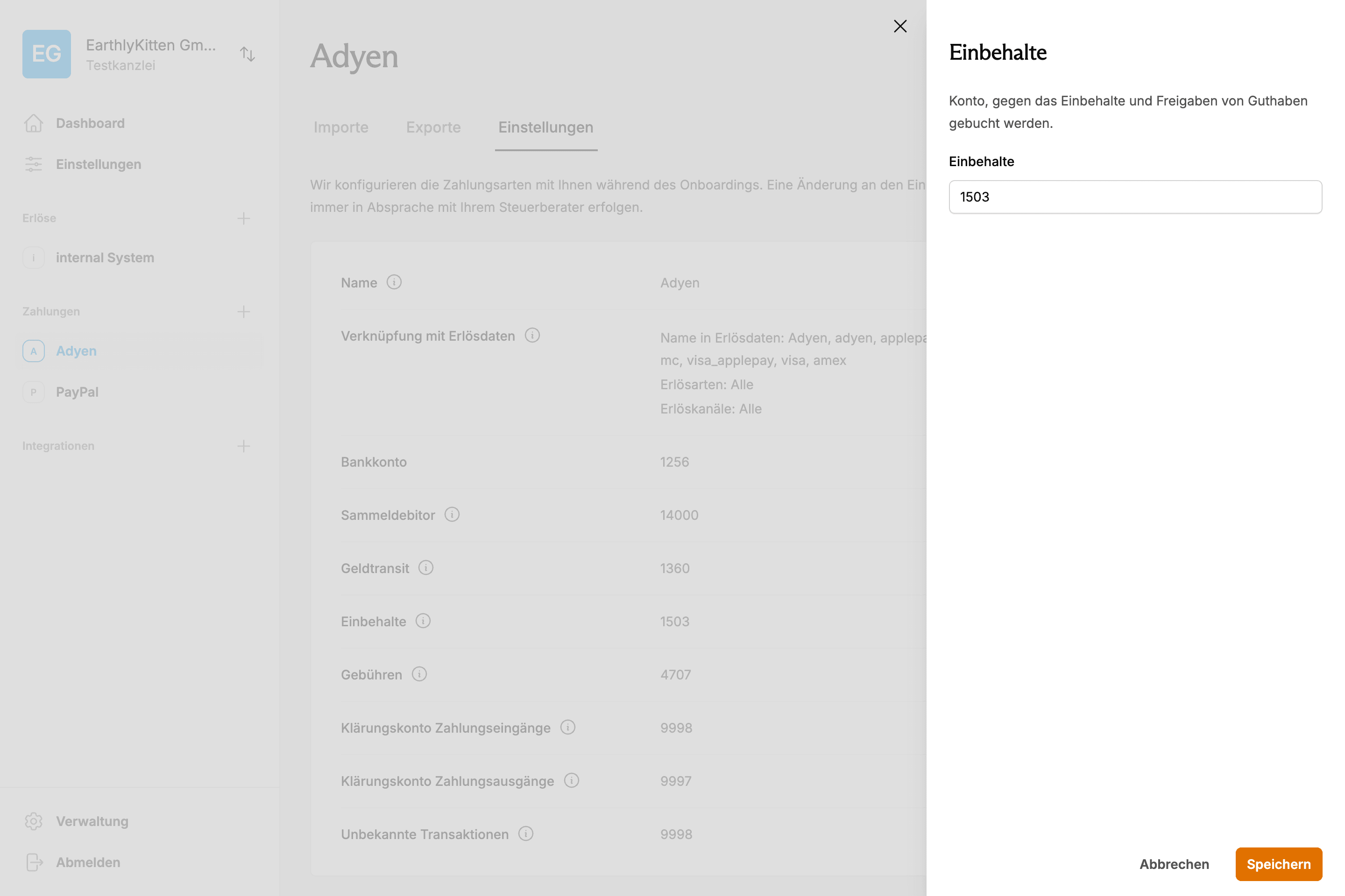 Adyen Einbehalte korrekt verbuchen - Automatische Behandlung von Disputes und Chargebacks